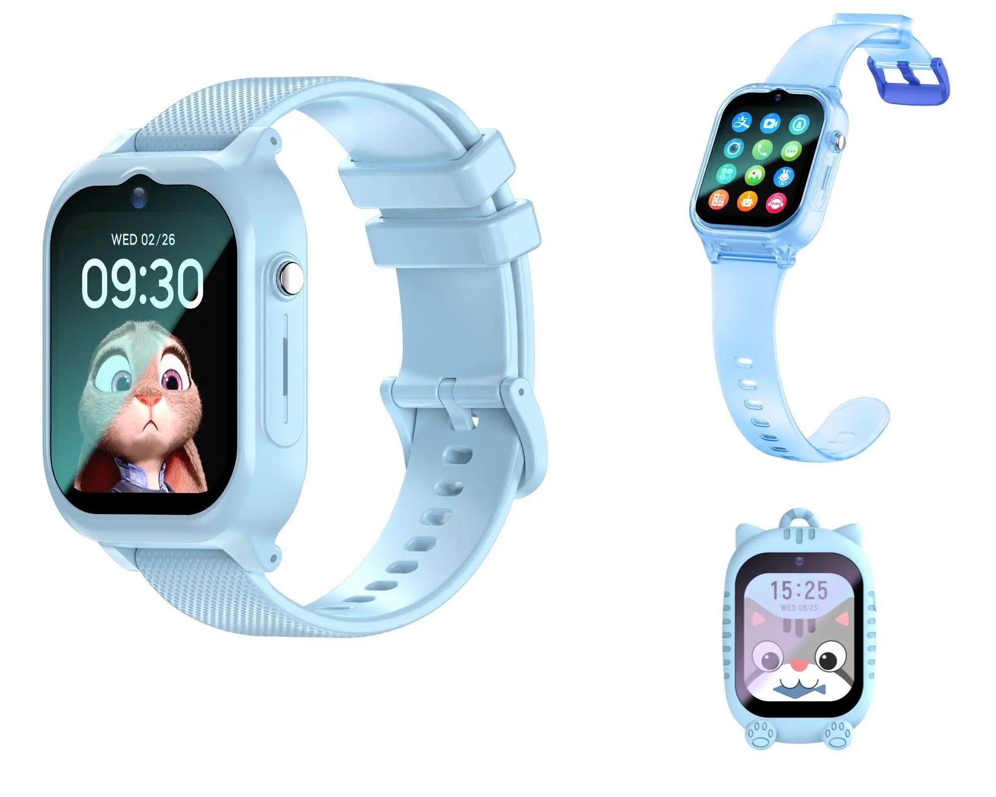 4G Kids Smart Watch with GPS Tracker and Video Call SOS Kid Watch SIM Card Children Wearable Devices Smart Watch for Boy Girls