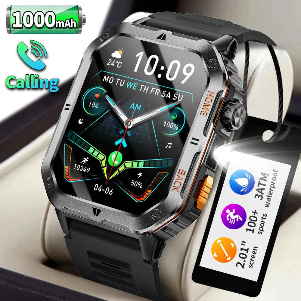 LIGE BWMT62 GPS Long Battery Life Dial Phone Call Flashlight Fitness Tracker Smart Watch Men Ai Voice Assistant Android IOS